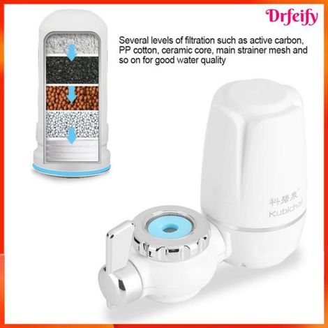 Akozon purificateur d'eau Filtre à Eau pour Robinet D'évier avec Noyau en Céramique Lavable, Purificateur à outillage robinetterie (1/5)