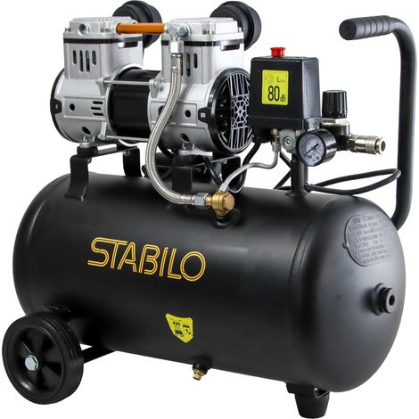 Kompressor Silent 8 bar mit 24 l Kessel und 1,1 kW Schallgedämmt (1/5)