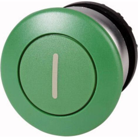 Bouton-poussoir ' coup de poing ' vert I à accrochage EATON M22-DRP-G-X1 (1/3)