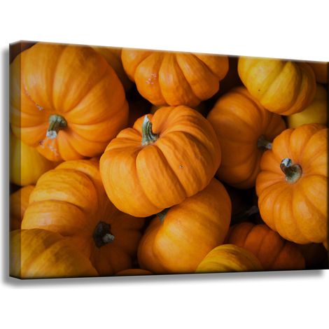 Leinwanddruck „Herbstliche Kürbisse für die Küche“ 60 x 40 cm