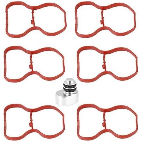 Kit de suppression,Akozon Bouchon de frein en caoutchouc Joint Admission + Bouchon Clapet pour N57 N57S E9 E91 E92 E93 F7 F1 F11 (1/5)