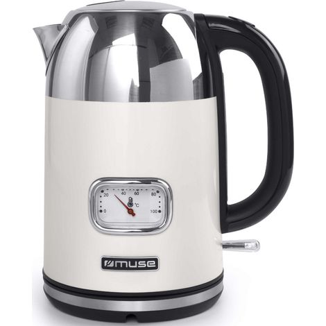 Muse MS-020SC bollitore crema acciaio inossidabile 1,7L (1/3)