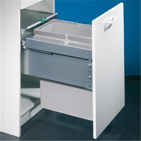 Naber Cox® Base 460 S/400-1, Abfallsammler für Frontauszüge, hellgrau (1/3)