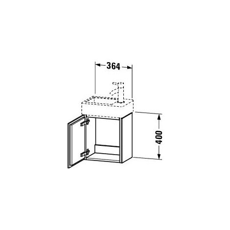 Duravit LC6293R5555 LC WTU WH 364x241x400 Ei marbré (1/2)