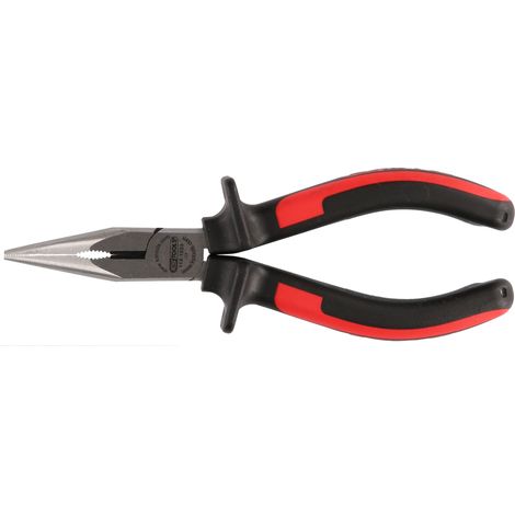 KS Tools - Pince à bec demi-ronds KS, à poignées bi-composants L.200 mm - 115.1024 (1/2)
