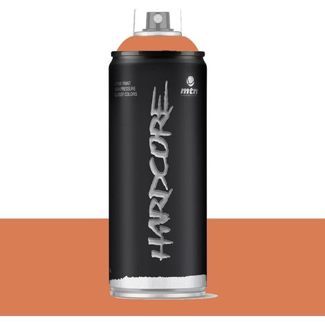 Bombe de peinture aérosol MTN Hardcore Orange pastel (RV-2003) 0,4 L (1/2)