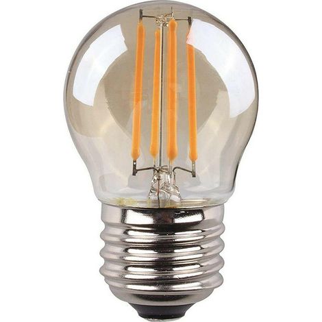 Ampoule Led Vintage E27 Sphérique Filament Led, Rétro, Lumière Chaude - Edm (1/3)