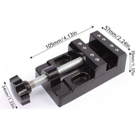 Étau Universel pour Mini Banc Outils de Bricolage Étau en Alliage d'Aluminium Table Ouverture Presse Mâchoires Bijoux DIY Pince à Bec Plat Polyvalent pour Bricolage Sculpture Craft Sculpture Be (1/3)