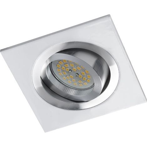 Anneau encastré hélium carré blanc / aluminium CRISTALRECORD 03-061-00-000