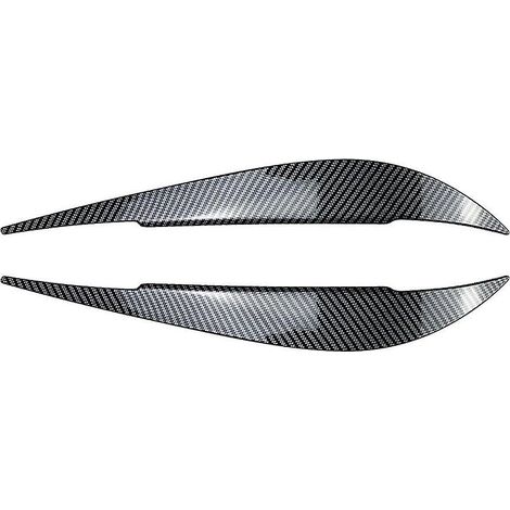 Pour BMW Série 4 F32 F33 F36 (2014-2020) : baguette de protection de phare avant, autocollant en carbone (1/4)