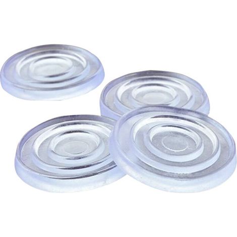 50pcs Pare-Chocs de Dessus de Table en Verre, tampons en Caoutchouc disques en Plastique pour Dessus de Table en Verre, Pare-Chocs adhésifs Ronds Transparents (1/5)