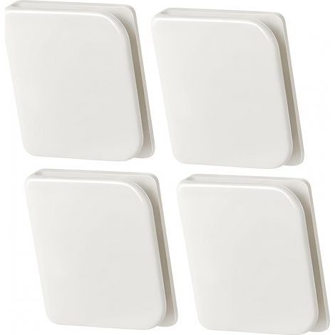 Lot de 4 pinces à rideau de douche, pinces à rideau de douche autocollantes pour fixer les rideaux de douche et les rideaux de fenêtre (1/5)