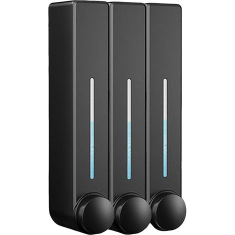 Distributeur de savon mural automatique 400 ml, sans contact avec capteur infrarouge, 4 réglages ajustables, étanche IPX5 pour salle de bain et cuisine
