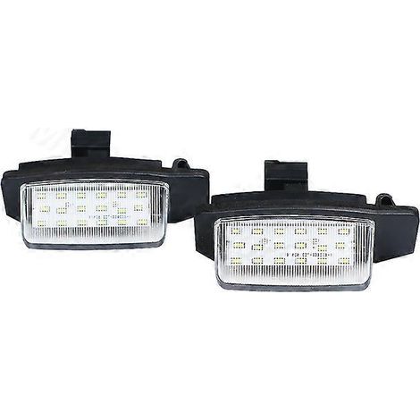 Feux de plaque d'immatriculation à LED pour Mitsubishi OUTLANDER XL (CW) 2006-2012 et Lancer Sportback 2008-2012 (véhicule M ) (1/5)