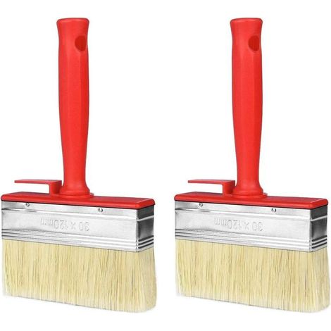 Flat Brushes, 2 pcs Large Wall Painting Brush 30 x 120 mm (1/5)