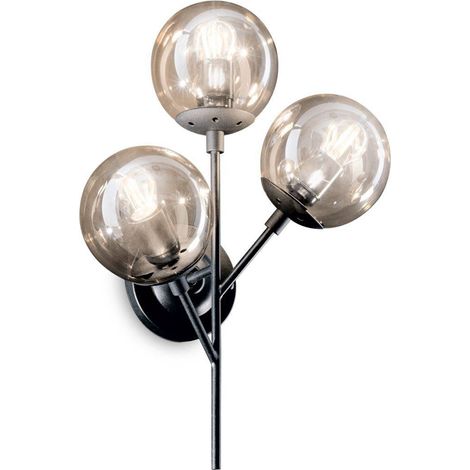 Ideal Lux Kepler - 3 Licht Wand Licht Schwarz (1/2)