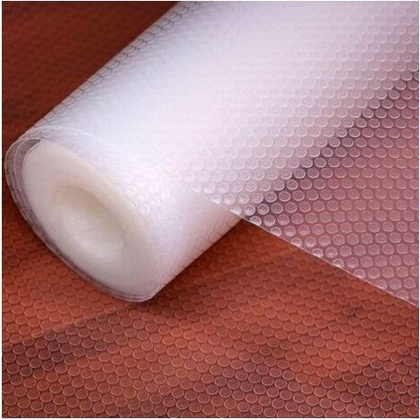 Tapis Antidérapant de Tiroir Transparent EVA Imperméable Lavable 60x500cmTapis de Placard Tapis de Table pour Maison et Cuisine (1/4)