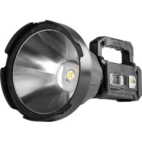 Projecteur P90Lampe Torche LED Rechargeable Portable Ultra Lumineuse , Lampe Camping Projecteur Portable, Lampe de Poche Rechargeable pour Randonnée Camping