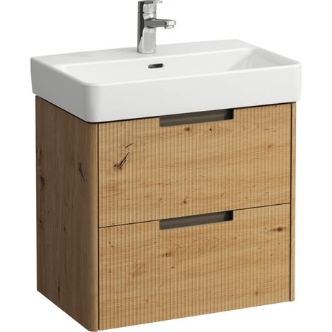 LAUFEN Juna Meuble sous-lavabo, 2 tiroirs, système de rangement