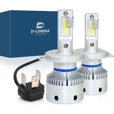 Kit Full Led H4 12V 50W 8000 Lumen Canbus All In One IP65 Dissipazione a Ventola (1/3)