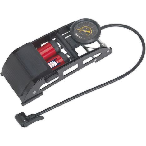 Sealey Foot Pump Twin Barrel FP6