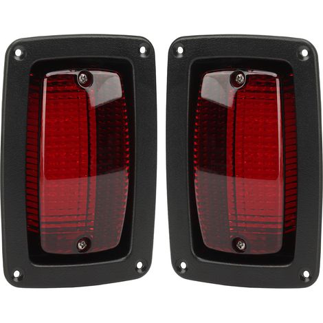 Feux arrière LED 1 paire 1017035 DC12V Haute luminosité Design élégant Kit éclairage pour voiturette golf Club Car DS Remplacement (1/5)