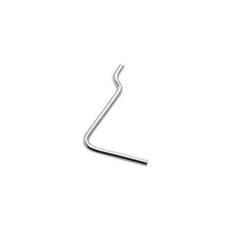 GANCI PER PANNELLI FORATI N.6- - mm.38x53 - 200 pezzi