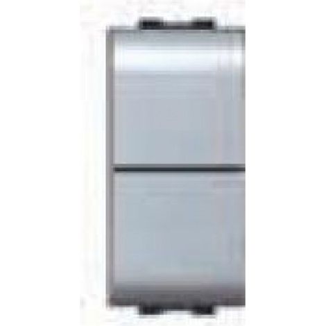 Doppio Pulsante Generico Mylife 10A Tech ( ELETTROCANALI cod. ECL4023TEC )