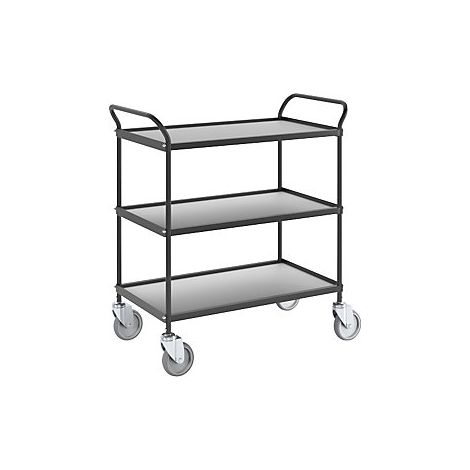 Carrito de servicio  L x A x H 890 x 465 x 960 mm  3 pisos