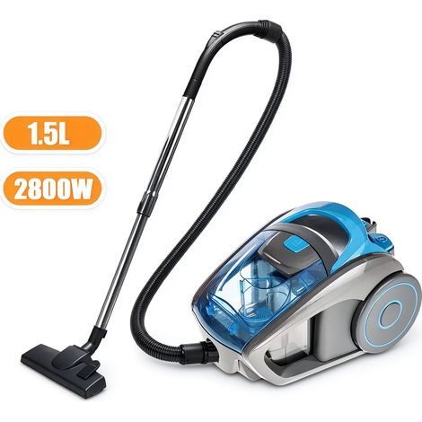 Aspirateur 2800W, Aspirateur sans sac 1.5L, Câble 5 m, Conception silencieuse, Facile démonter, 15000PA, 220V, Aspirateur portable (1/5)