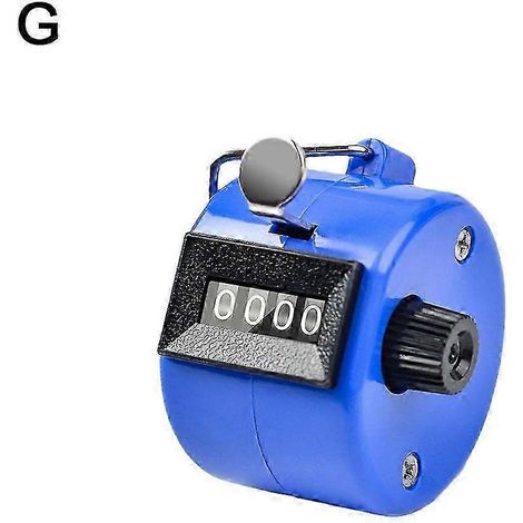 Compteur mécanique portatif à 4 chiffres pour le comptage des doigts au golf