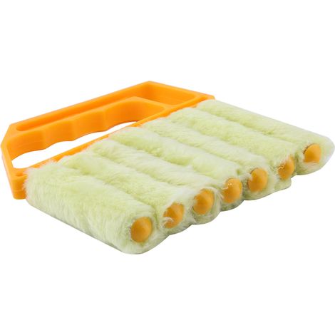 Nettoyeur pour Stores Miniatures à Roulettes Lavables et Anti-Taches avec Brosse Microfibre pour Fenêtres (1/5)
