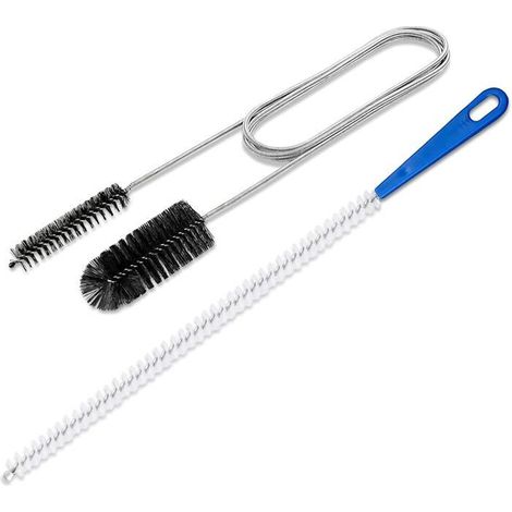 2 Pcs Déboucheur Canalisation,Furet Canalisation Flexible 155Cm Et Brosse De Nettoyage 45Cm,Outil Débouchage Pour Évier,Wc,D[RD222] (1/5)
