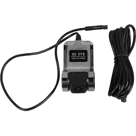 Double caméra embarquée pour système Android, vue avant et arrière, enregistrement en boucle 1080p, grand angle de 170°, port USB. (1/4)