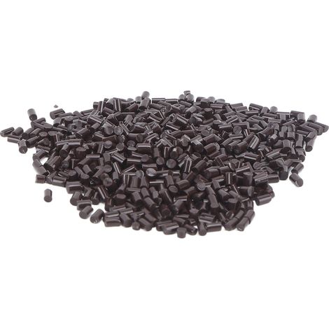 Granulés de colle kératine 100 g pour extensions de cheveux, brun, fusion italienne, perles (1/5)