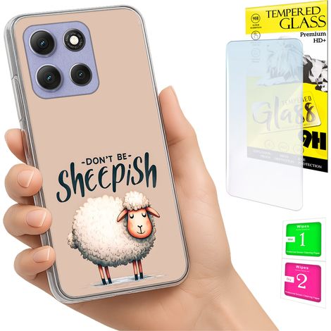 Coque pour Motorola Moto G86 Power Photo, dos en verre trempé 9H. (1/5)