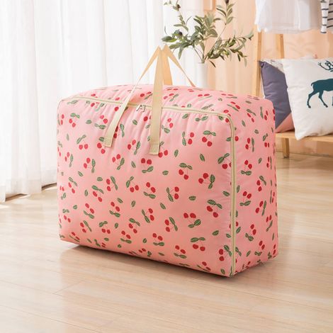 Filiyano – sac de rangement amovible – (Cerise) Grand sac de rangement amovible 583822 cm avec fermeture éclair Und (1/2)