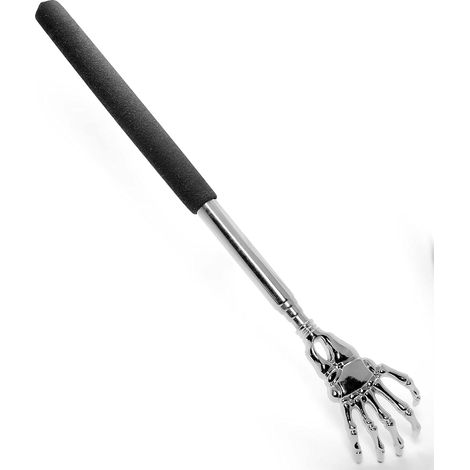 Einziehbarer Rückenkratzer - Rückenkratzer - Kopf- und einziehbarer Rückenkratzer - Rücken- und Handmassagegerät (Ghosthand Black) (1/3)