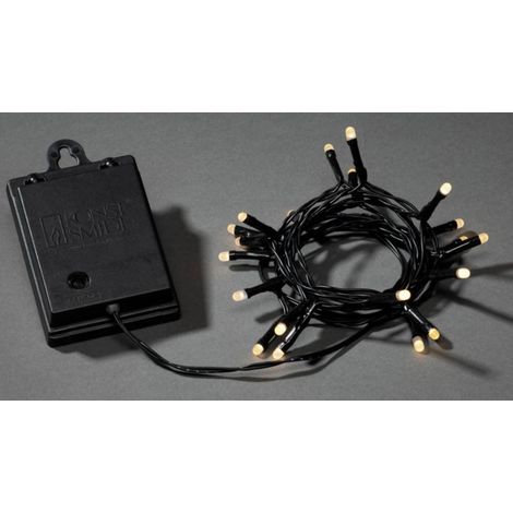 Konstsmide 3722-130 Guirlande lumineuse pour l'extérieur à pile(s) Nombre de lumière 20 LED blanc chaud Longueur éclair (1/2)