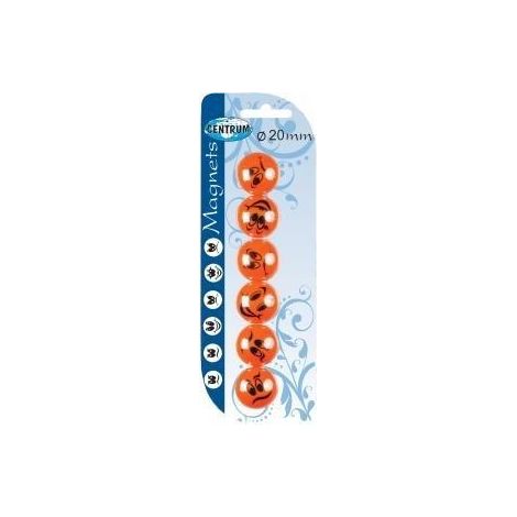 Lavagna magnetica cancellabile a secco Smile da 20 mm, 6 pezzi