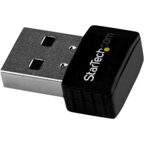 StarTech.com Adattatore Wi-Fi USB AC600 Dual-Band Nano Nero Wireless per Windows/Mac (1/5)