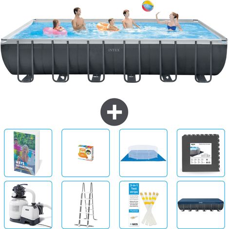 Ultra XTR Pool Rechteckig - 732x366x132 cm - 9-teilig S525