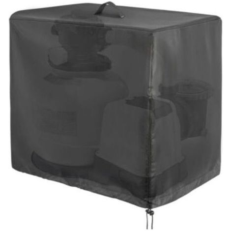 Housse de protection pour pompe de piscine - Housse de protection imperméable - Texture tissu Oxford - Convient pour la filtration du sable (1/4)