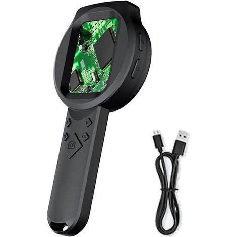 Loupe numérique portable 2MP 1000X avec écran IPS 2,8 pouces, éclairage et 4 boutons de zoom. (1/5)