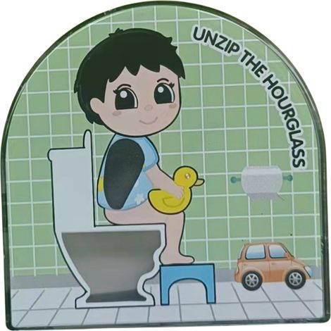 Minuteur Sablier Toilette 5 Minutes, Décoratif pour (1/5)