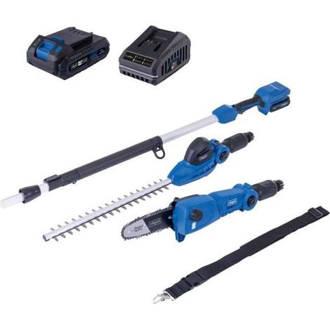 Outil multifonction sans fil 2 en 1 Scheppach C-PHTS410-X - Kit S - Batterie IXES 20 V 2,0 Ah + chargeur (1/5)