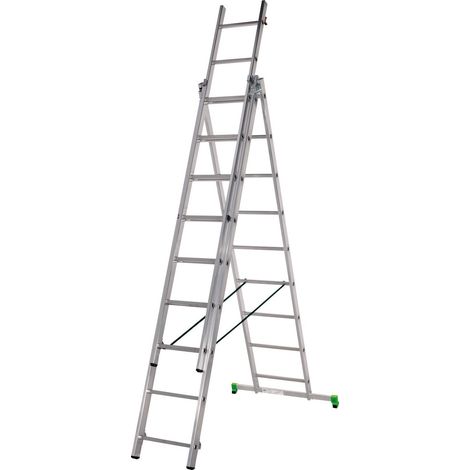 Escalera Transformable Clt3 3 Niveles 2,60 / 5,40 3 X 9