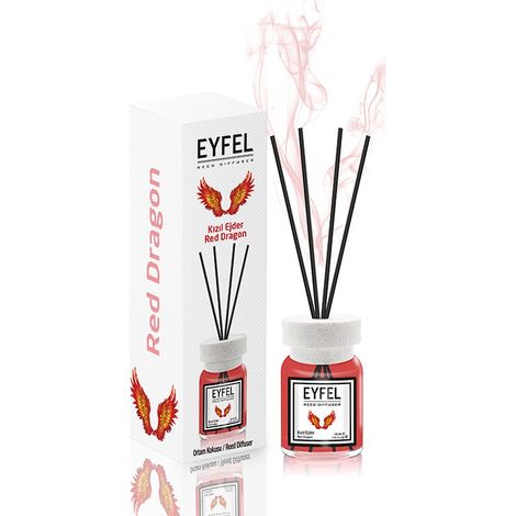 Difusor de fragancias Eyfel con varillas - Dragón Rojo 120 ml