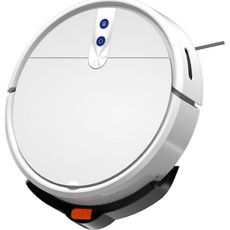 Robot aspirador inteligente para el hogar, carga automática, barre, aspira, friega y se controla mediante app (blanco) (1/5)