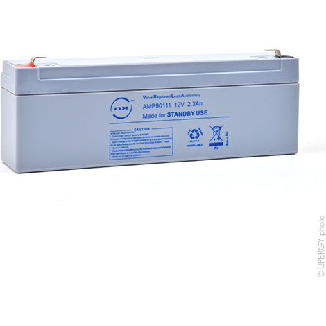 Batterie plomb AGM 12V-2.3Ah Standby use 12V 2.3Ah T1 - Unité(s)-NX (1/5)
